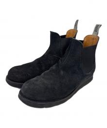 SURE BOOTS（シュアブーツ）の古着「SURE BOOTS　WILSON　サイドゴアブーツ」｜ブラック
