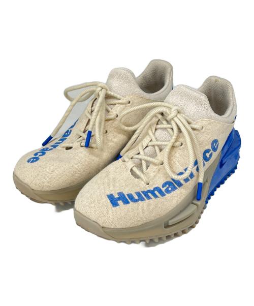 adidas（アディダス）adidas (アディダス) Pharrell Williams (ファレルウィリアムス) adidas × Pharrell Williams　ローカットスニーカー ブルー×アイボリー サイズ:28.0の古着・服飾アイテム