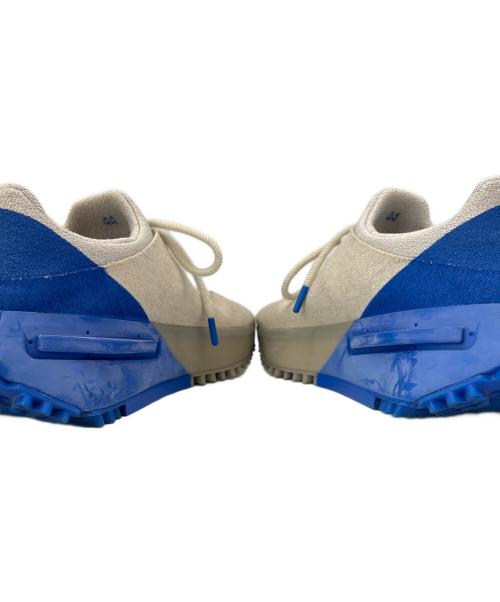 adidas（アディダス）adidas (アディダス) Pharrell Williams (ファレルウィリアムス) adidas × Pharrell Williams　ローカットスニーカー ブルー×アイボリー サイズ:28.0の古着・服飾アイテム