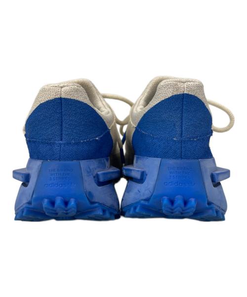 adidas（アディダス）adidas (アディダス) Pharrell Williams (ファレルウィリアムス) adidas × Pharrell Williams　ローカットスニーカー ブルー×アイボリー サイズ:28.0の古着・服飾アイテム