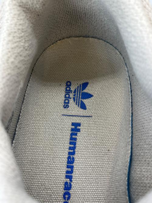 adidas（アディダス）adidas (アディダス) Pharrell Williams (ファレルウィリアムス) adidas × Pharrell Williams　ローカットスニーカー ブルー×アイボリー サイズ:28.0の古着・服飾アイテム