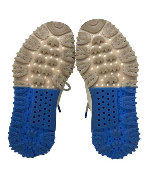 adidas（アディダス）adidas (アディダス) Pharrell Williams (ファレルウィリアムス) adidas × Pharrell Williams　ローカットスニーカー ブルー×アイボリー サイズ:28.0の古着・服飾アイテム