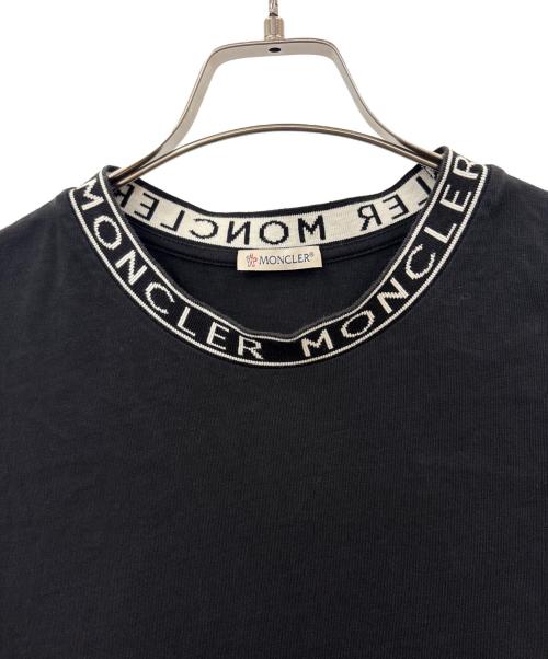 MONCLER（モンクレール）MONCLER (モンクレール) MONCLER　半袖カットソー ブラック サイズ:Ｌの古着・服飾アイテム