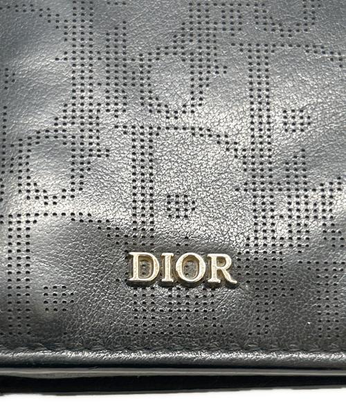 Dior（ディオール）DIOR (ディオール) バーティカルロングウォレット　長財布 ブラックの古着・服飾アイテム