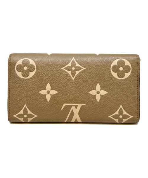 LOUIS VUITTON（ルイ ヴィトン）LOUIS VUITTON (ルイ ヴィトン) モノグラム  LOUIS VUITTON  長財布 ベージュの古着・服飾アイテム
