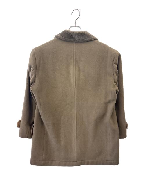 Burberry's（バーバリー）Burberry's (バーバリー) Burberry's　ウール裏ボアコート ブラウン サイズ:Sの古着・服飾アイテム