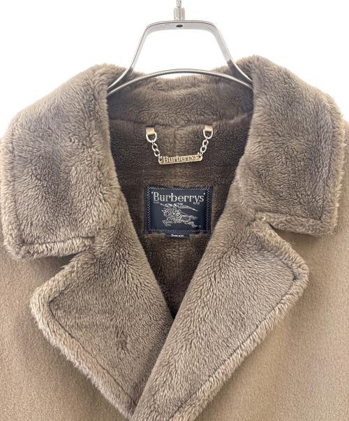 Burberry's（バーバリー）Burberry's (バーバリー) Burberry's　ウール裏ボアコート ブラウン サイズ:Sの古着・服飾アイテム