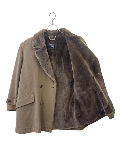 Burberry's（バーバリー）Burberry's (バーバリー) Burberry's　ウール裏ボアコート ブラウン サイズ:Sの古着・服飾アイテム