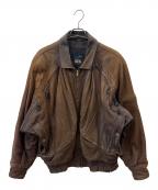 COMSTOCKカムストック）の古着「COMSTOCK　レザージャケット」｜ブラウン