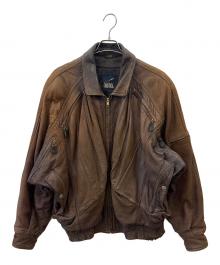 COMSTOCK（カムストック）の古着「COMSTOCK　レザージャケット」｜ブラウン