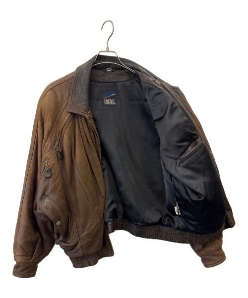 COMSTOCK（カムストック）COMSTOCK (カムストック) COMSTOCK　レザージャケット ブラウン サイズ:不明の古着・服飾アイテム