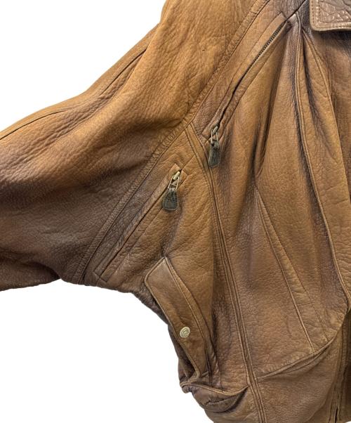 COMSTOCK（カムストック）COMSTOCK (カムストック) COMSTOCK　レザージャケット ブラウン サイズ:不明の古着・服飾アイテム