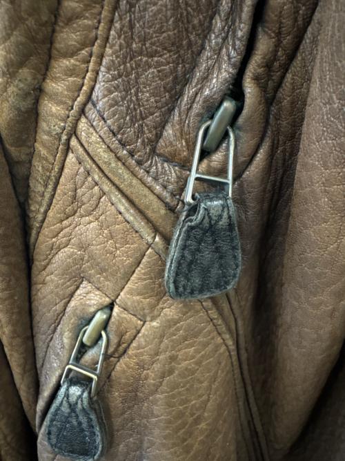 COMSTOCK（カムストック）COMSTOCK (カムストック) COMSTOCK　レザージャケット ブラウン サイズ:不明の古着・服飾アイテム