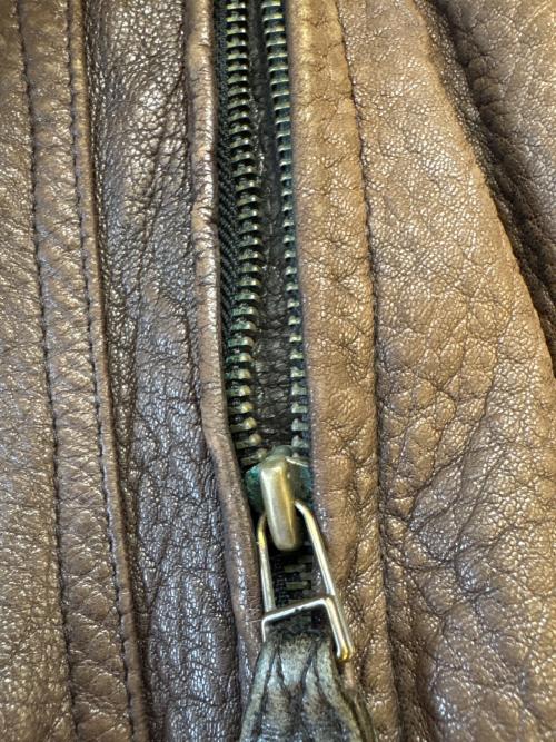 COMSTOCK（カムストック）COMSTOCK (カムストック) COMSTOCK　レザージャケット ブラウン サイズ:不明の古着・服飾アイテム