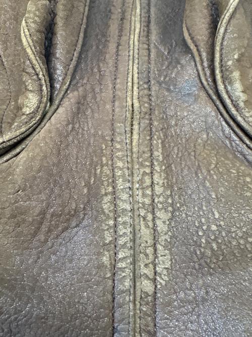 COMSTOCK（カムストック）COMSTOCK (カムストック) COMSTOCK　レザージャケット ブラウン サイズ:不明の古着・服飾アイテム