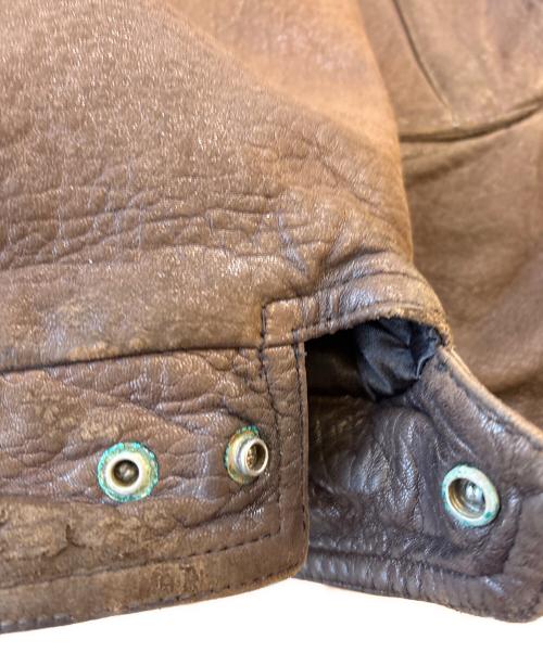 COMSTOCK（カムストック）COMSTOCK (カムストック) COMSTOCK　レザージャケット ブラウン サイズ:不明の古着・服飾アイテム