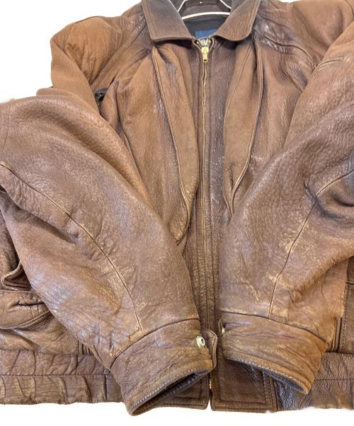 COMSTOCK（カムストック）COMSTOCK (カムストック) COMSTOCK　レザージャケット ブラウン サイズ:不明の古着・服飾アイテム