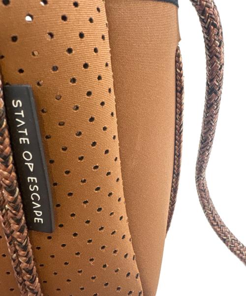 STATE OF ESCAPE（ステイトオブエスケープ）STATE OF ESCAPE (ステイトオブエスケープ) STATE OF ESCAPE MICRO 2WAYショルダーバッグ ブラウンの古着・服飾アイテム