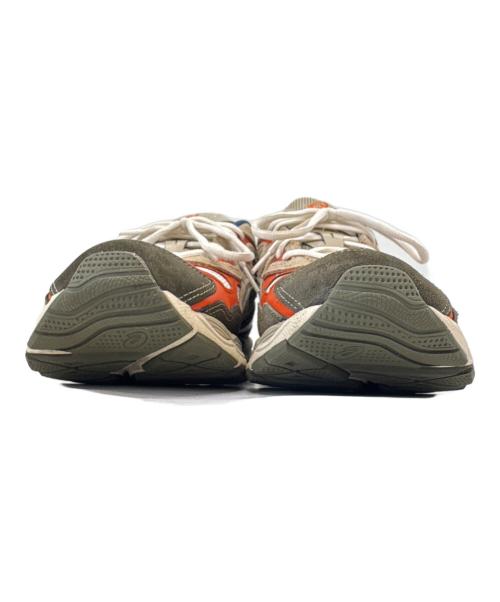 asics（アシックス）asics (アシックス) asics　GEL-NYC　スニーカー ホワイト×ベージュ×オレンジ サイズ:28.0の古着・服飾アイテム