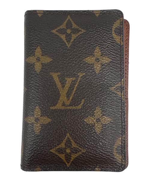 LOUIS VUITTON（ルイ ヴィトン）LOUIS VUITTON (ルイ ヴィトン) LOUIS VUITTON　モノグラム　名刺入れ ブラウンの古着・服飾アイテム