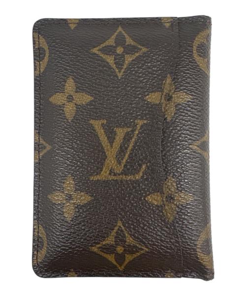 LOUIS VUITTON（ルイ ヴィトン）LOUIS VUITTON (ルイ ヴィトン) LOUIS VUITTON　モノグラム　名刺入れ ブラウンの古着・服飾アイテム