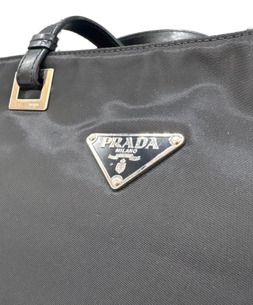 PRADA（プラダ）PRADA (プラダ) PRADA　ナイロントートバッグ ブラックの古着・服飾アイテム