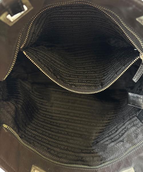 PRADA（プラダ）PRADA (プラダ) PRADA　ナイロントートバッグ ブラックの古着・服飾アイテム