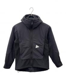 and wander（アンドワンダー）の古着「and wander　top fleece jacket　フーデッドジャケット」｜ネイビー