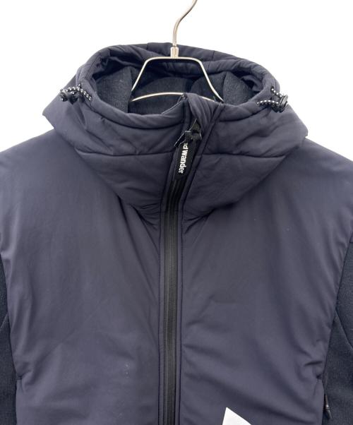 and wander（アンドワンダー）and wander (アンドワンダー) and wander　top fleece jacket　フーデッドジャケット ネイビー サイズ:3の古着・服飾アイテム