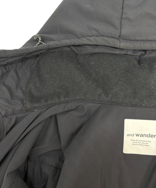 and wander（アンドワンダー）and wander (アンドワンダー) and wander　top fleece jacket　フーデッドジャケット ネイビー サイズ:3の古着・服飾アイテム