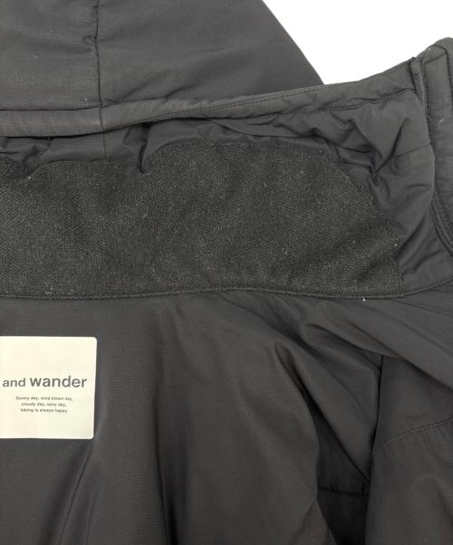 and wander（アンドワンダー）and wander (アンドワンダー) and wander　top fleece jacket　フーデッドジャケット ネイビー サイズ:3の古着・服飾アイテム