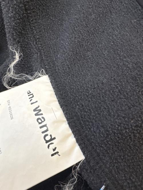 and wander（アンドワンダー）and wander (アンドワンダー) and wander　top fleece jacket　フーデッドジャケット ネイビー サイズ:3の古着・服飾アイテム