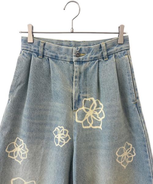 soerte（ソエルテ）soerte (ソエルテ) CAMPHOR WOOD (カンファーウッド) soerte　CAMPHOR WOOD　デニムパンツ インディゴ サイズ:1の古着・服飾アイテム