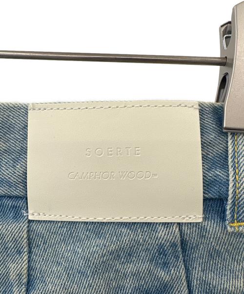 soerte（ソエルテ）soerte (ソエルテ) CAMPHOR WOOD (カンファーウッド) soerte　CAMPHOR WOOD　デニムパンツ インディゴ サイズ:1の古着・服飾アイテム