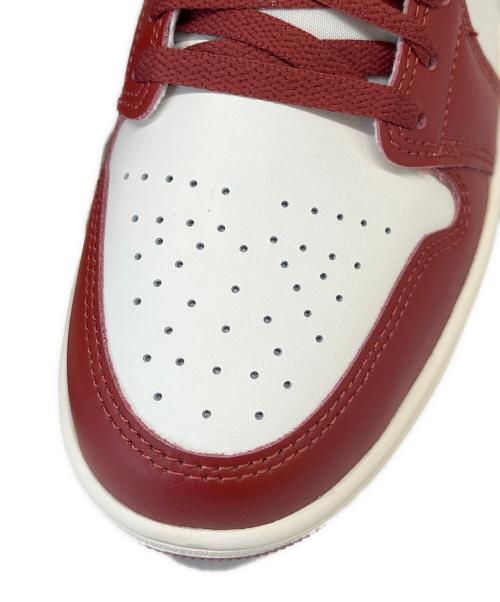 NIKE（ナイキ）NIKE (ナイキ) NIKE Air Jordan 1 Mid スニーカー レッド×ホワイト×グリーン サイズ:27の古着・服飾アイテム