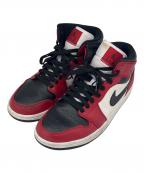 NIKEナイキ）の古着「NIKE NIKE AIR JORDAN 1 MID "CHICAGO BLACK TOE" スニーカー」｜レッド×ホワイト×ブラック