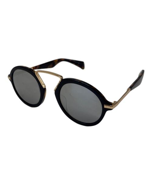 YOHJI YAMAMOTO（ヨウジヤマモト）YOHJI YAMAMOTO (ヨウジヤマモト) YOHJI YAMAMOTO　サングラス フレーム：ゴールド×ブラウン サイズ:49□23の古着・服飾アイテム