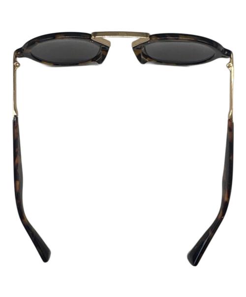 YOHJI YAMAMOTO（ヨウジヤマモト）YOHJI YAMAMOTO (ヨウジヤマモト) YOHJI YAMAMOTO　サングラス フレーム：ゴールド×ブラウン サイズ:49□23の古着・服飾アイテム