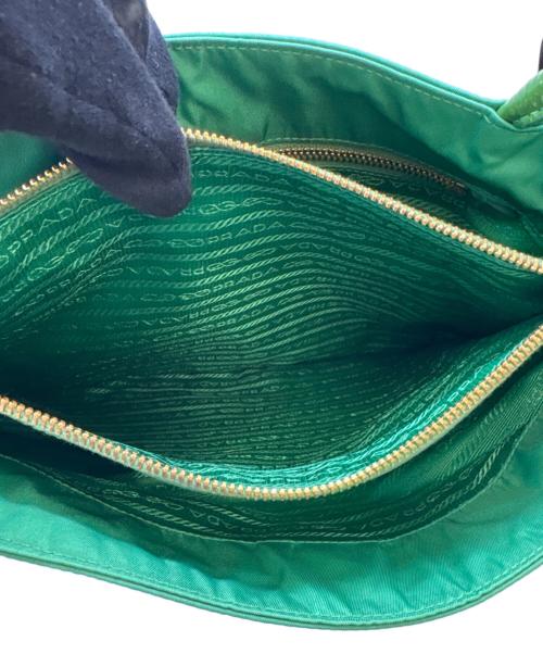 PRADA（プラダ）PRADA (プラダ) PRADA　TESSUTO CITY　ハンドバッグ グリーンの古着・服飾アイテム