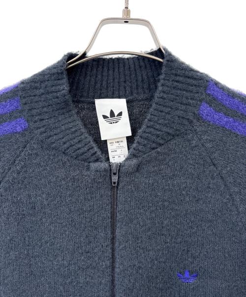 adidas Originals（アディダスオリジナル）adidas Originals (アディダスオリジナル) adidas originals　厚手ニット グレー サイズ:Lの古着・服飾アイテム