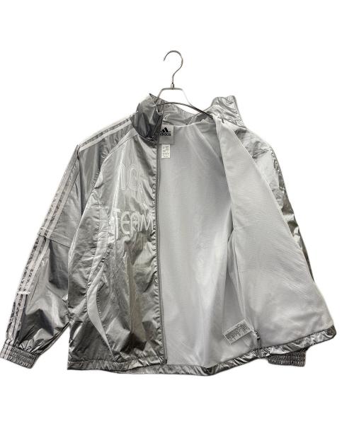 adidas（アディダス）adidas (アディダス) adidas　ウインドブレーカー シルバー サイズ:Sの古着・服飾アイテム