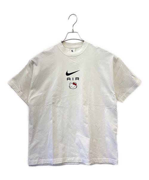 NIKE（ナイキ）NIKE (ナイキ) HELLO KITTY (ハローキティ) NIKE　プリントTシャツ ホワイト サイズ:XLの古着・服飾アイテム
