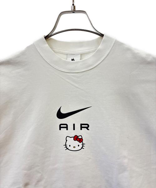 NIKE（ナイキ）NIKE (ナイキ) HELLO KITTY (ハローキティ) NIKE　プリントTシャツ ホワイト サイズ:XLの古着・服飾アイテム