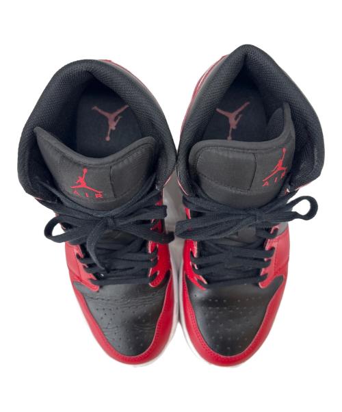 NIKE（ナイキ）NIKE (ナイキ) NIKE　Air Jordan 1 Mid Gym Red/Black　スニーカー レッド×ブラック×ホワイト サイズ:27の古着・服飾アイテム