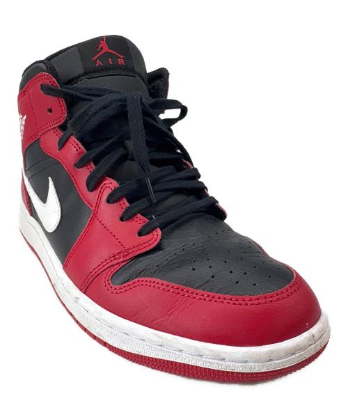 NIKE（ナイキ）NIKE (ナイキ) NIKE　Air Jordan 1 Mid Gym Red/Black　スニーカー レッド×ブラック×ホワイト サイズ:27の古着・服飾アイテム