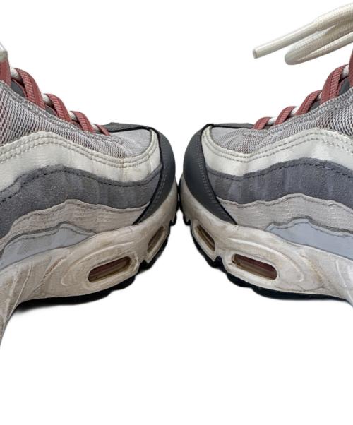 NIKE（ナイキ）NIKE (ナイキ) NIKE　AIR MAX95　スニーカー グレー×ホワイト×ピンク サイズ:27.5の古着・服飾アイテム