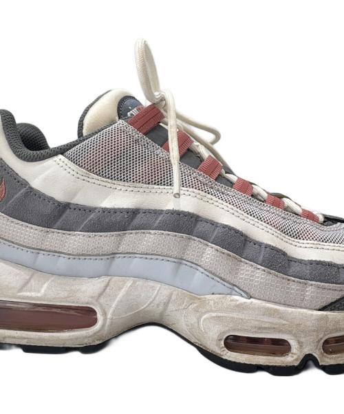 NIKE（ナイキ）NIKE (ナイキ) NIKE　AIR MAX95　スニーカー グレー×ホワイト×ピンク サイズ:27.5の古着・服飾アイテム