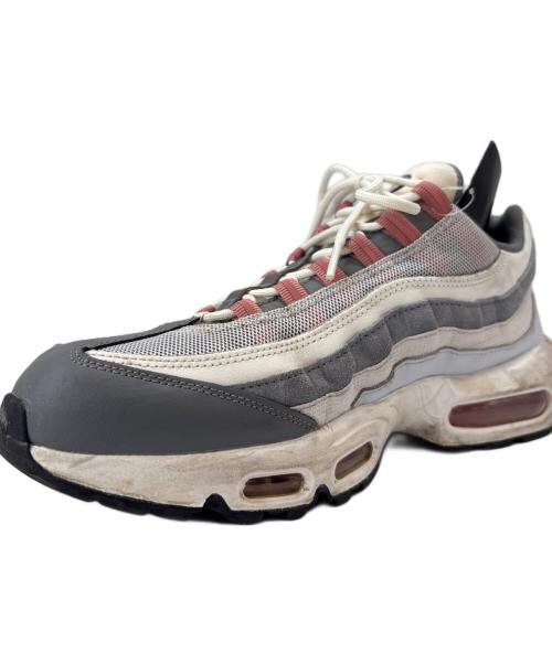 NIKE（ナイキ）NIKE (ナイキ) NIKE　AIR MAX95　スニーカー グレー×ホワイト×ピンク サイズ:27.5の古着・服飾アイテム
