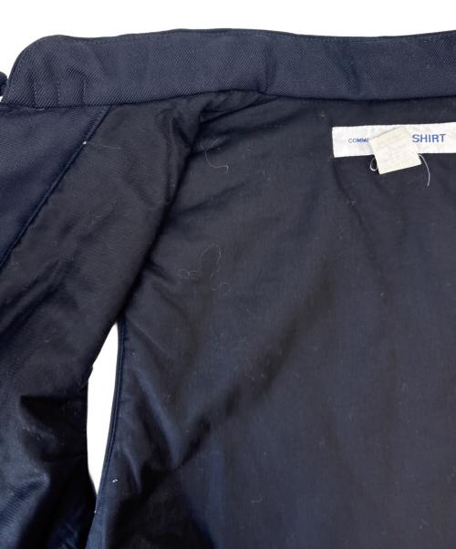 COMME des GARCONS SHIRT（コムデギャルソンシャツ）COMME des GARCONS SHIRT (コムデギャルソンシャツ) COMME des GARCONS SHIRT　ウールギャバジン中綿チャイナベスト ネイビー サイズ:Ｌの古着・服飾アイテム