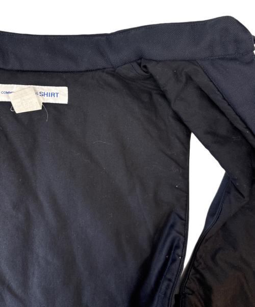 COMME des GARCONS SHIRT（コムデギャルソンシャツ）COMME des GARCONS SHIRT (コムデギャルソンシャツ) COMME des GARCONS SHIRT　ウールギャバジン中綿チャイナベスト ネイビー サイズ:Ｌの古着・服飾アイテム